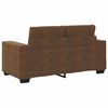 vidaXL Sofa 3 pcs Smeđa 221 x 80 x 80 cm Platnasta tkanina