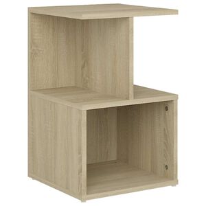 vidaXL Noćni ormarić boja hrasta sonome 35x35x55 cm konstruirano drvo
