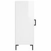 vidaXL Komoda sjajna bijela 34,5 x 34 x 90 cm od konstruiranog drva