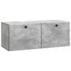 vidaXL TV ormar za zid 78,5 x 31 x 30 cm Betonska siva