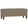 vidaXL Klupa smeđesiva 100x30x30 cm od tkanine