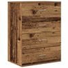 vidaXL Kreveta Staro drvo 60 x 39 x 80 cm Konstruirano drvo