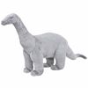 vidaXL Samostojeći pli&scaron;ani dinosaur brahiosaur sivi XXL