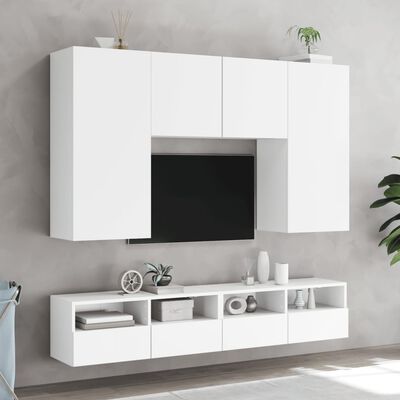 vidaXL Zidni TV ormarić bijeli 100 x 30 x 30 cm od konstruiranog drva