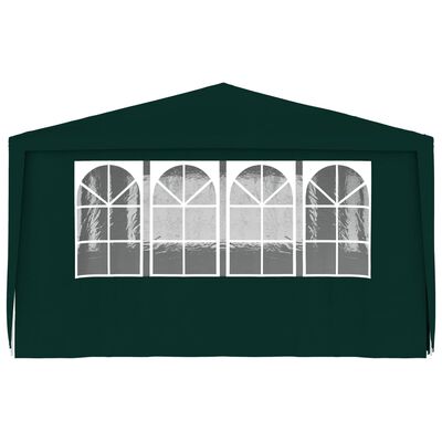 vidaXL Profesionalni šator za zabave 4 x 6 m zeleni 90 g/m²