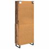 vidaXL Highboard Staro drvo 69,5 x 34 x 180 cm Konstruirano drvo