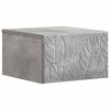 vidaXL Noćni ormarić za montažu na zid Betonska siva 49 x 34,5 x 20 cm