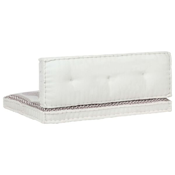 vidaXL Set vrtnih paletnih jastuka 2 kom s uzorkom