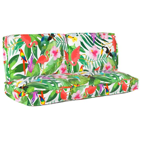 vidaXL Set jastučića Cvjetni 3 pcs &Scaron;areni Oxford tkanina