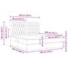 vidaXL Krevet s od storage Svijetlo siva 180 x 200 cm Lažna koža