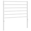 vidaXL Metalno zamjensko uzglavlje bijelo 90 cm