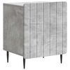 vidaXL Noćni ormar Betonska siva 43 x 34,5 x 52 cm Konstruirano drvo