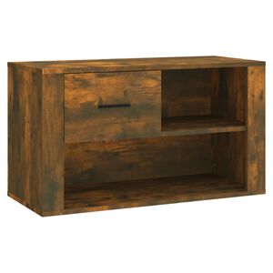 vidaXL Ormarić za cipele dimljeni hrast 80x35x45 cm konstruirano drvo