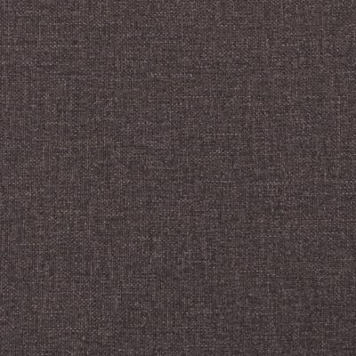 vidaXL Masažna fotelja od tkanine tamnosmeđa