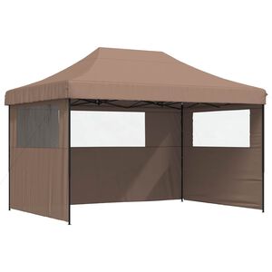 vidaXL &Scaron;ator za zabave 279 x 410 x 315 cm Smeđa Oxford tkanina