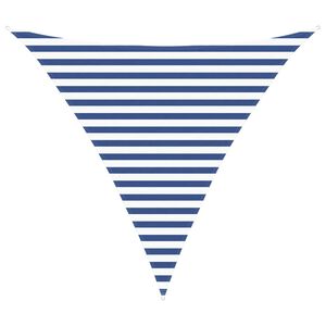 vidaXL Jedro za sunce Plava i bijela 3 x 3 x 3 m 100% poliester Oxford