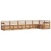 vidaXL Set vanjskih sofa 6 pcs Prirodna Čvrsto drvo akacije