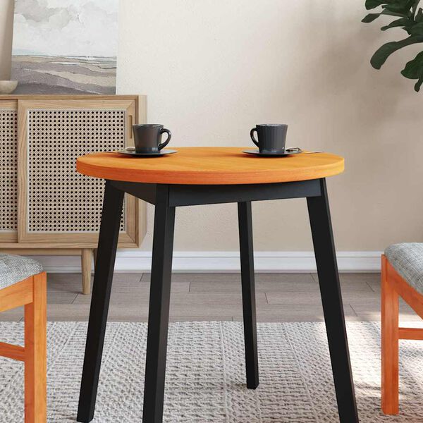 vidaXL Ploča za stol okrugla vo&scaron;tano smeđa &Oslash; 60 x 2,5 cm od borovine