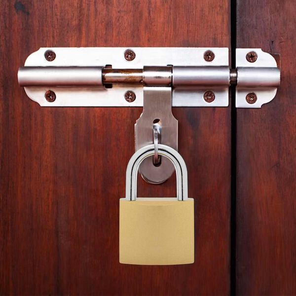 vidaXL U zaključavanje s ključevima 100 pcs Mjed Željezo