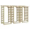 vidaXL Pergole s krovom 3 kom 100 x 90 x 200 cm impregnirana borovina