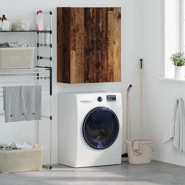 vidaXL Ormar za Zid Staro drvo 69,5 x 34 x 90 cm Konstruirano drvo