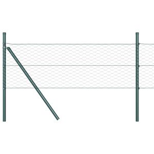 vidaXL Sukladni osnovni dodatak za hexagonalnu ogradu 100 x 0,6 m