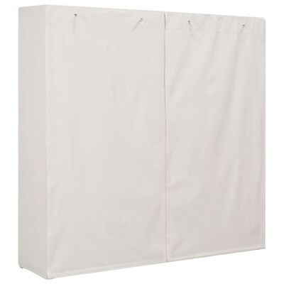 vidaXL Ormar od tkanine bijeli 173 x 40 x 170 cm