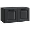 vidaXL TV ormar za zid Zidne Crna 59,5 x 31 x 30 cm Konstruirano drvo
