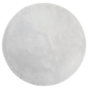 vidaXL Tepih HUARTE kratkih vlakana mekani i perivi sivi &Oslash; 100 cm