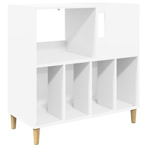 vidaXL Stalak za gramofon Bijela 82 x 39,5 x 82,5 cm Konstruirano drvo