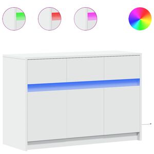 vidaXL TV ormarić LED bijeli 91x34x61 cm od konstruiranog drva