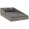 vidaXL Vrtni krevet sivi 110x200 cm od poliratana