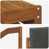 vidaXL Set vanjskih sofa 6 pcs Prirodna i antracit Čvrsto drvo akacije