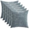 vidaXL Presvlaka za jastuk 6 pcs HEERLEN Svjetloplava 30 x 30 cm