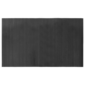vidaXL Tepih Pravokutni sivi 60x100 cm bambus