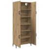 vidaXL Highboard hrast artisan 69,5 x 34 x 180 cm Konstruirano drvo