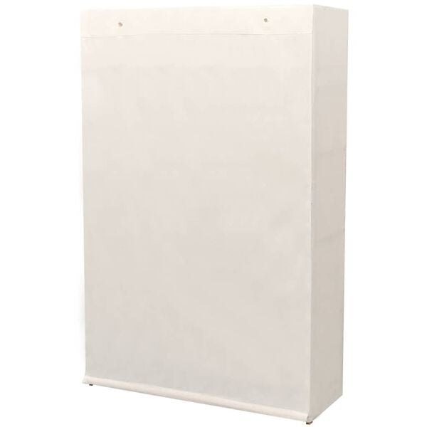 vidaXL Garderobni Ormar od Tekstila i Borovine 110x40x170 cm