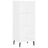 vidaXL Visoka komoda bijeli 34,5x34x180 cm od konstruiranog drva
