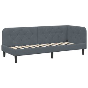 vidaXL Kutni okvir kreveta Tamno siva 80 x 200 cm Bar&scaron;un