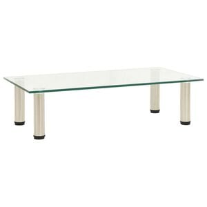 vidaXL TV stalak prozirni 60 x 35 x 17 cm od kaljenog stakla