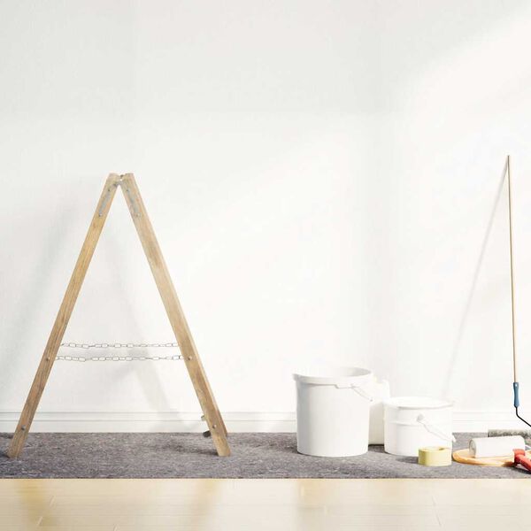 vidaXL Neklizajući slikarski flis 25 m 180 g/m&sup2; sivi