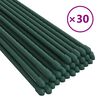 vidaXL Kolci za vrtne biljke 30 kom zeleni 115 cm čelični