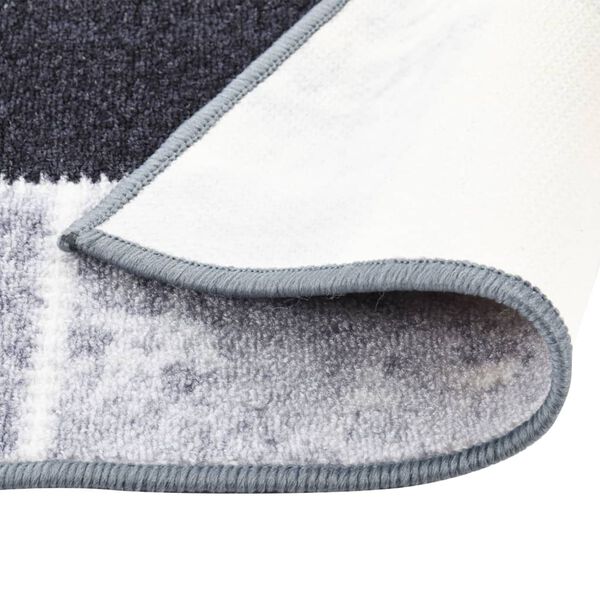 vidaXL Dugi tepih sivi 80 x 350 cm