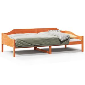 vidaXL Okvir kreveta bez madraca Vosak smeđi 80x200 cm od borovine