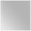 vidaXL LED kupaonsko ogledalo s ogledalom *Transparent*an 60 x 60 cm