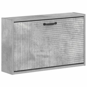 vidaXL Ormar za cipele na zidu HAARLEM 71 x 17 x 43 cm Betonska siva