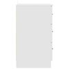 vidaXL Noćni ormar s ladicama Bijelo 38 x 38 x 66 cm Konstruirano drvo