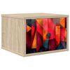 vidaXL Wall-mounted noćni ormarić HEESCH Hrast sonoma 36 x 33 x 25 cm