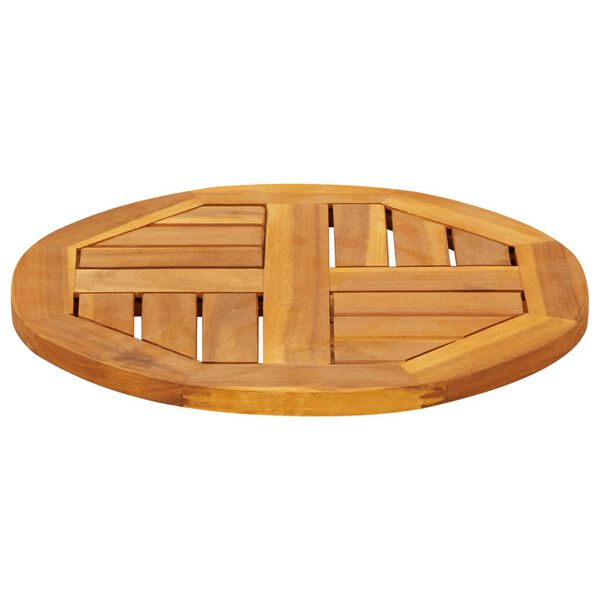 vidaXL Stolna ploča &Oslash; 40 x 2 cm okrugla od masivnog bagremovog drva