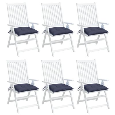 vidaXL Jastuci za stolice 6 kom modri 50 x 50 x 7 cm od tkanine Oxford
